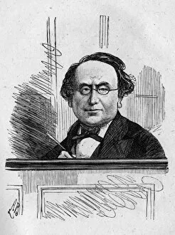 Portrait of George Grossmith, court reporter for The Times