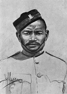 Ally Gallery: Portrait of a Ghurka soldier, WW1