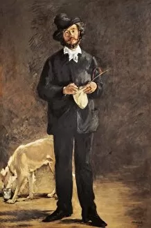 Manet Gallery: Portrait of Gilbert-Marcellin Desboutin (The Artist)