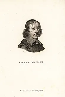 Blaise Prints: Portrait of Gilles Menage, French scholar