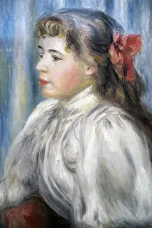 Blouse Prints: Portrait of a Girl, c. 1892, by Renoir