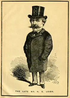 Overcoat Prints: Portrait of Henry Sambrooke Leigh, author and playwright