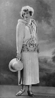 Grossmith Prints: A portrait of Huguette Duflos (1920-24) of the Comedie Francaise Date: 1920-1924