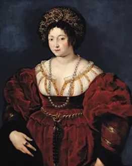 Mantua Prints: Portrait of Isabella d Este, Marchioness of Mantua