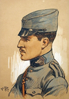 Images Dated 28th October 2017: Portrait of a Italian Officer