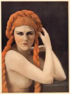 Bergere Prints: Portrait of Jacqueline Schally in Un Soir de Folie at the Fo