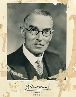 Montgomery Prints: Portrait of James Edward Montgomery, IMechE Secretary