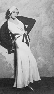 Aubert Prints: Portrait of Jeanne Aubert, the French actress
