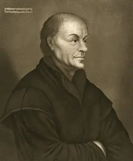 Basel Prints: Portrait of Johann Froben