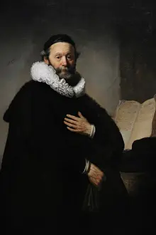 Portrait of Johannes Wtenbogaert (1557-1644), 1633, by Rembr