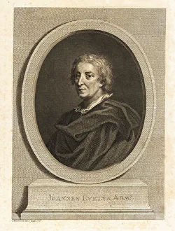 Silva Prints: Portrait of John Evelyn