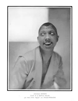 Bergere Prints: A portrait of Josephine Baker, 1925