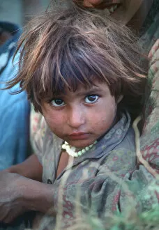 Images Dated 16th May 2019: Portrait of Kashmiri child with brown eyes