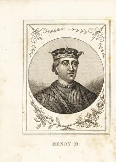 Virtue Prints: Portrait of King Henry II of England, 1133-1189