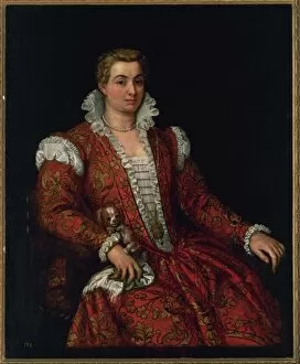 Images Dated 20th September 2016: Portrait of Livia Colonna, 1570-1572, by Paolo Veronese