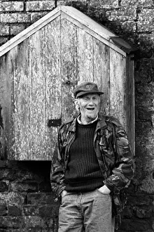 Portrait of local character, Jake, Garlieston, SW Scotland