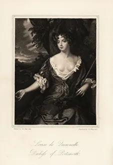 Mrs Anna Jameson Prints: Portrait of Louise de Kerouaille, Duchess of Portsmouth, 1649-17