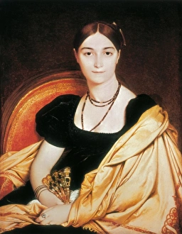 Ingres Gallery: Portrait of Madame Devauay