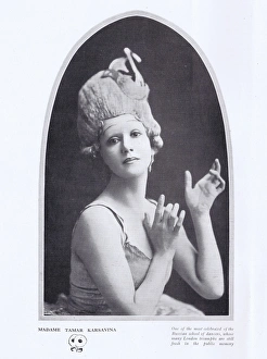 Images Dated 9th May 2016: A portrait of Madame Tamar Karsavina