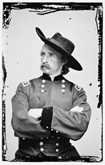 Custer Prints: Portrait of Maj. Gen. (as of Apr. 15, 1865) George A. Custer
