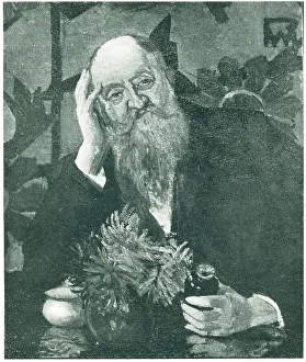 Elbow Prints: Portrait of a Man