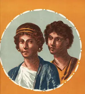 Portrait of a man and woman from an unidentified