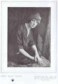Veils Prints: A portrait of Maud Allan, the celebrated dancer, London, 192