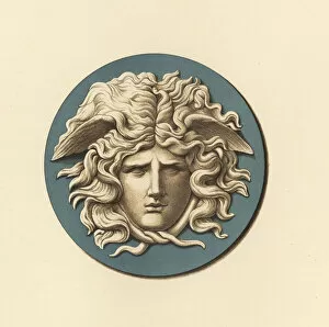 Serpent Collection: Portrait medallion of the Medusa