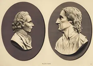 Rathbone Prints: Portrait medallions of Joseph Priestley (L)