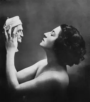 Busts Prints: Portrait of Miss Jose Collins