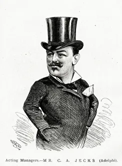 Management Collection: Portrait, Mr C A Jecks, Acting Manager, Adelphi Theatre