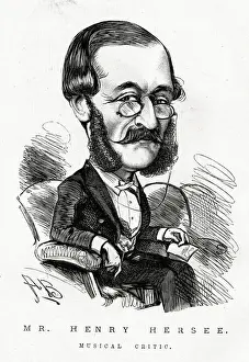 Entracte Prints: Portrait, Mr Henry Hersee, Musical Critic