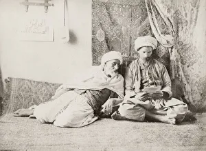 Portrait of two north African men, Algeria