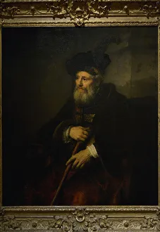 Rembrandt Prints: Portrait of an Old Man, 1645, by Rembrandt (1606-1669)