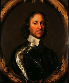 Oliver Collection: Portrait of Oliver Cromwell