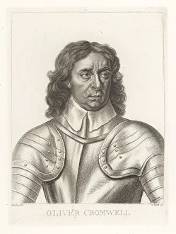 Sir Peter Lely Prints: Portrait of Oliver Cromwell, Lord Protector