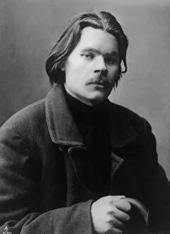 Activist Gallery: Portrait photograph of Maxim Gorky