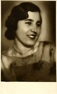 New Images From The Grenville Collins Collection Prints: Portrait photograph by Willi Pollak of Mizzi Langalka (?)