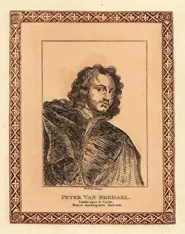 Authentic Originals Prints: Portrait of Pieter van Bredael, Flemish landscape painter