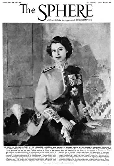 Grenadier Prints: Portrait of the Queen, Colonel-in-Chief, the Grenadier Guard