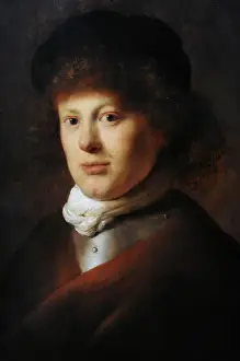 Rembrandt Prints: Portrait of Rembrandt (1606-1669) by Jan Lievens (1607-1674)