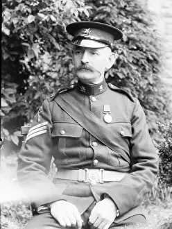 Portrait of a retired army sergeant, Mid Wales