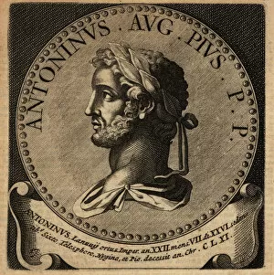 Portrait of Roman Emperor Antoninus Pius