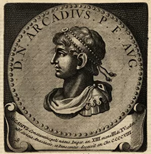 Token Collection: Portrait of Roman Emperor Arcadius