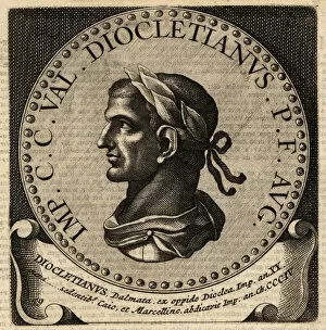 Portrait of Roman Emperor Diocletian
