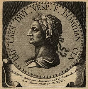 Domitian Collection: Portrait of Roman Emperor Domitian