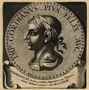 Portrait of Roman Emperor Gordian III