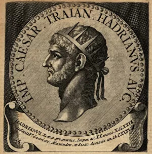 Aelius Collection: Portrait of Roman Emperor Hadrian