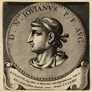 Roomsche Gallery: Portrait of Roman Emperor Jovian