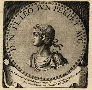 Images Dated 7th October 2019: Portrait of Roman Emperor Leo II
